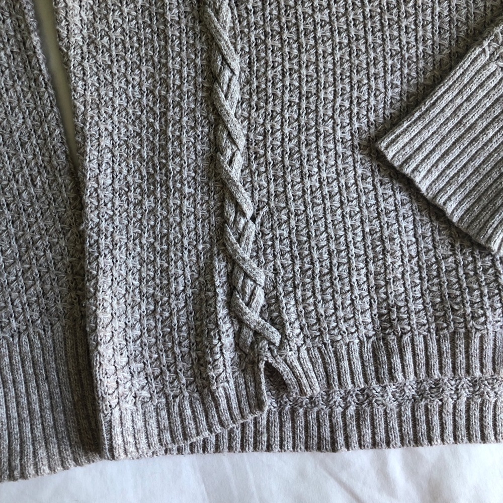 American Eagle Braided Sweater